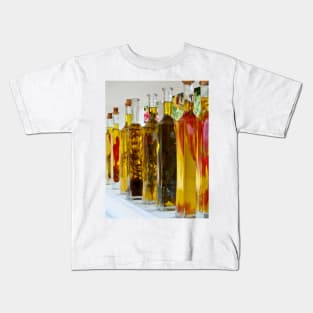 Olive Oil Bottles Kids T-Shirt